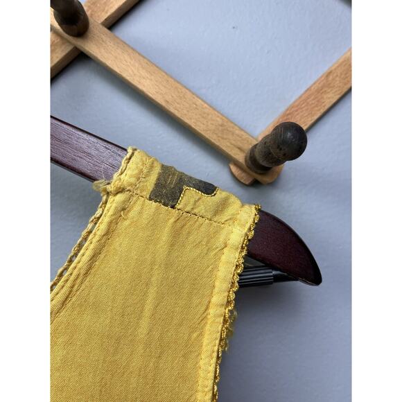 Beach Crew Dress Womens OSFA Peacock Print Sleeveless Maxi Dress Flowy Boho FLAW - Picture 7 of 10